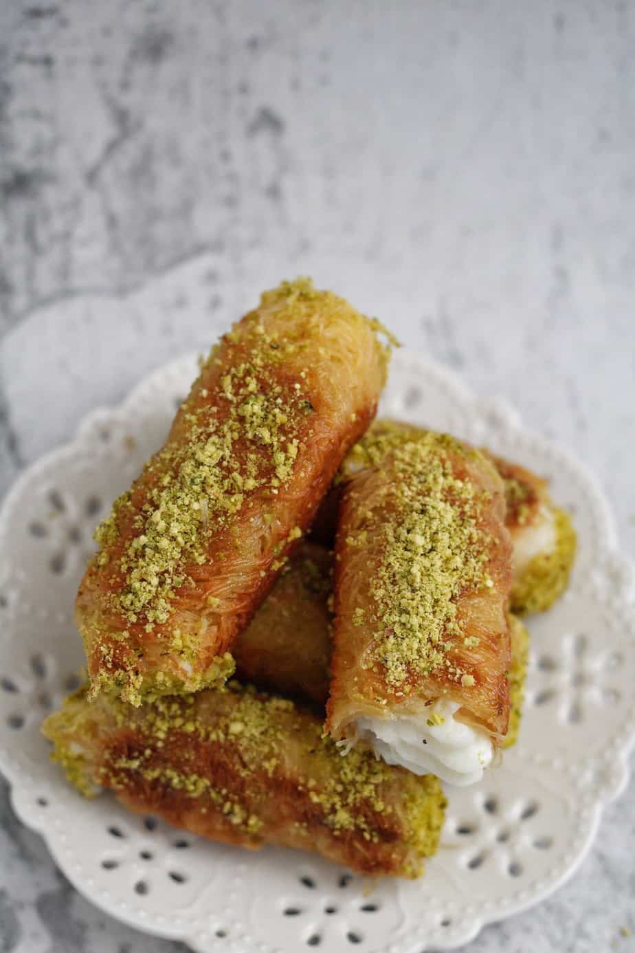 Yummy Crunchy Kunafa Rolls