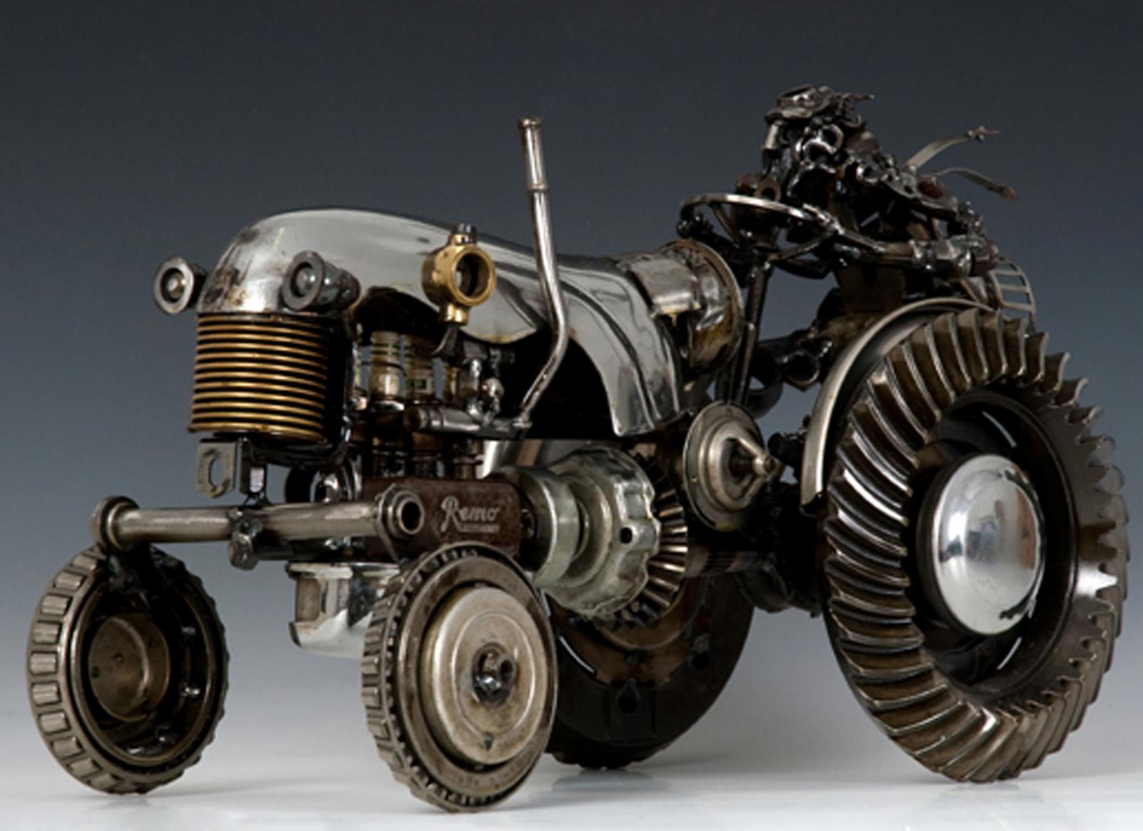 Auto Parts Art a Gallery of Creativity and Ingenuity Artwork by
