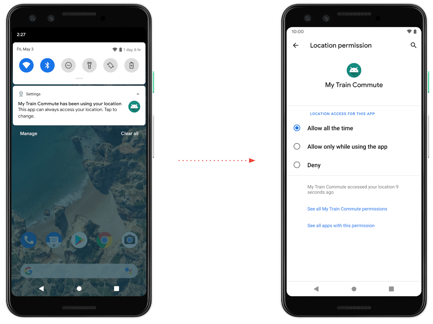 Background Location Access Reminder Android Open Source