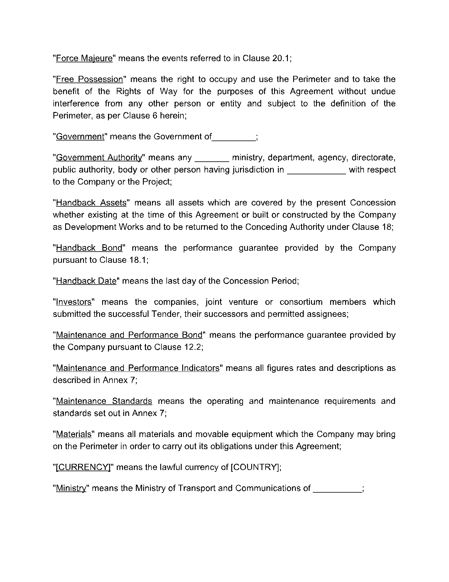 Concession Agreement 5