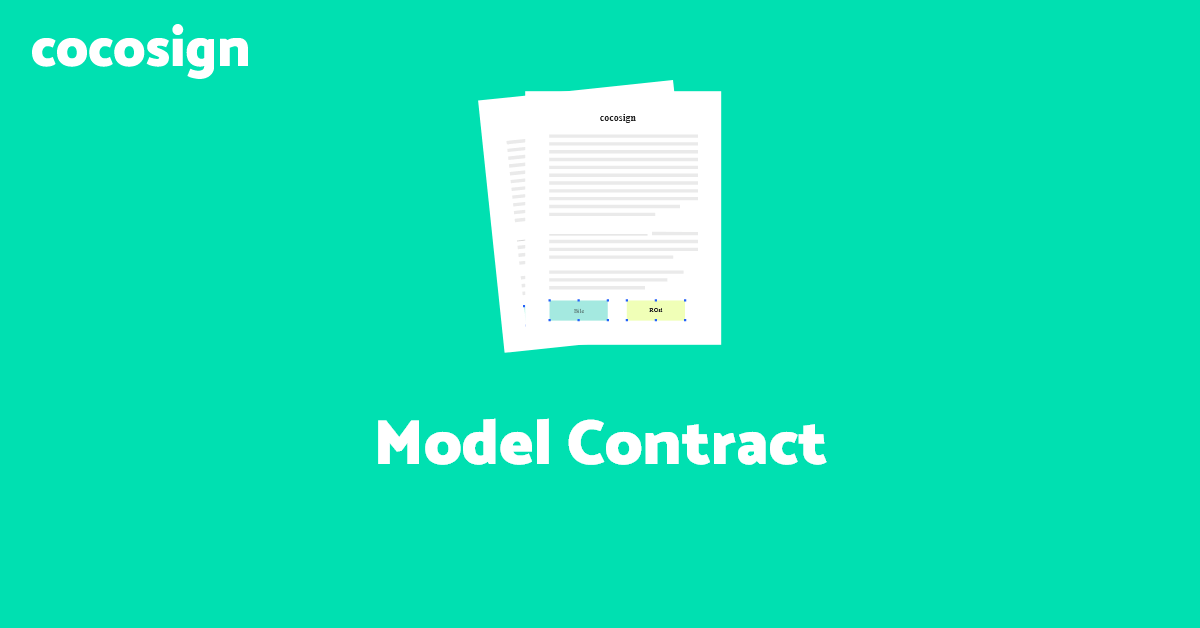 Model Agreement Template (Free Sample) CocoSign