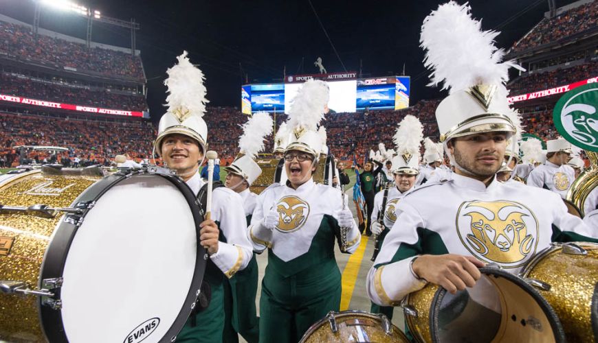 Marching band rocks Thursday Night Football SOURCE Colorado State