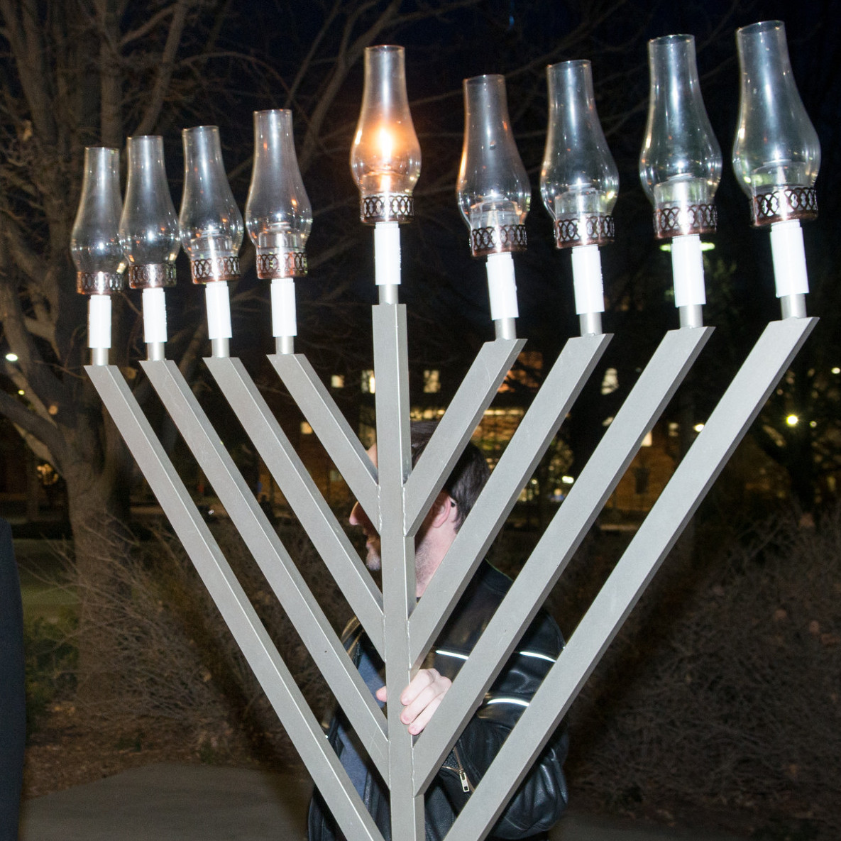 Help light the Menorah and celebrate Chanukah