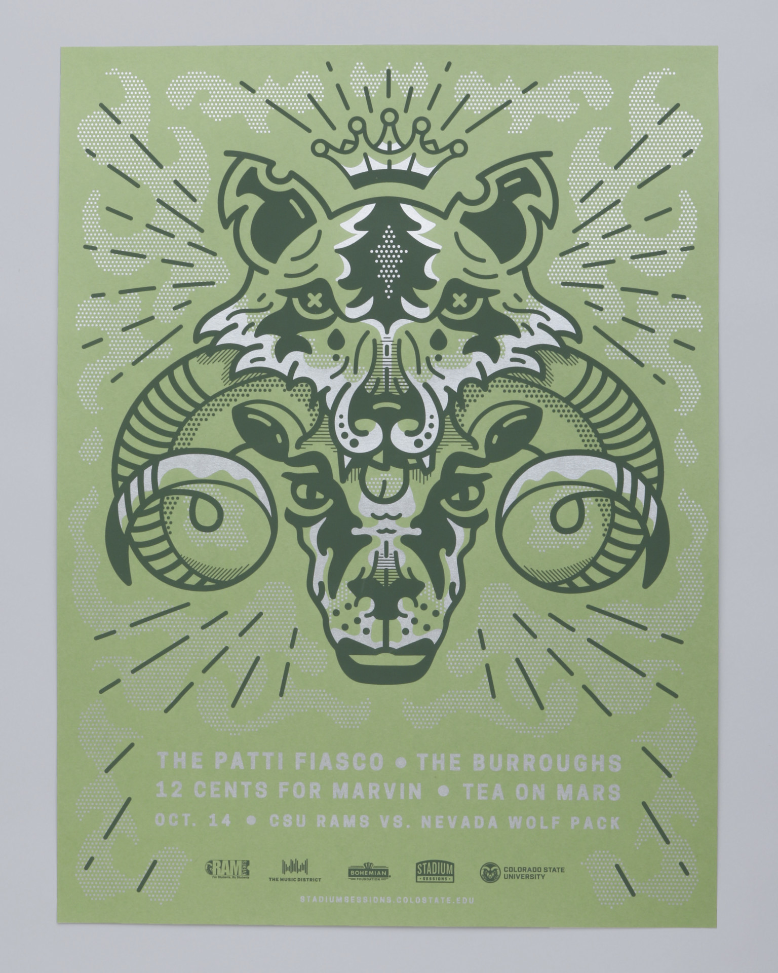Stadium Sessions gig poster series wins design award