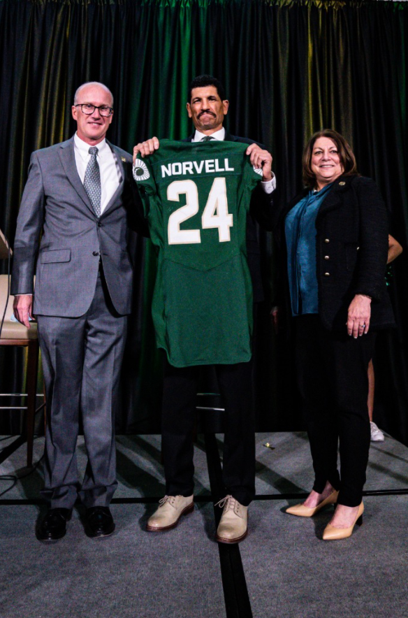 Family man Norvell’s thoughts turned to his late parents, who would be