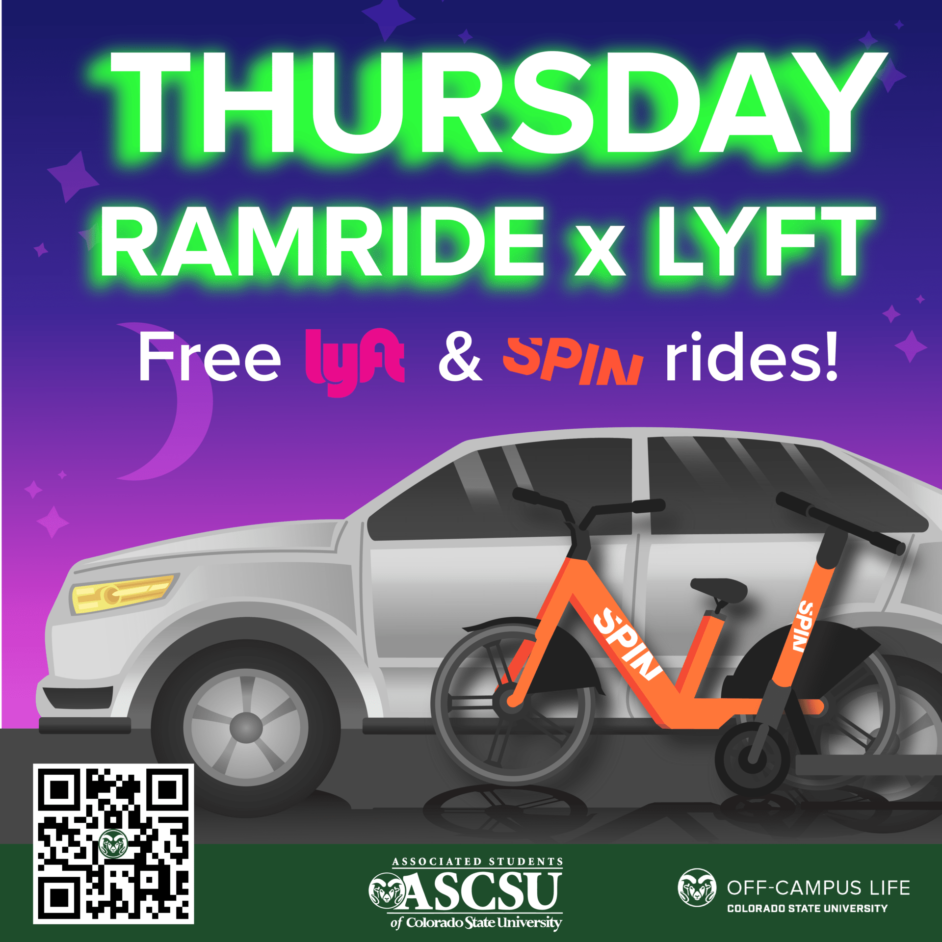 CSULyft partnership expands to include Spin escooters and Thursday