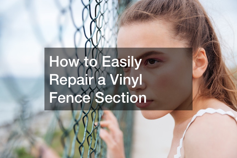 How to Easily Repair a Vinyl Fence Section Source and Resource