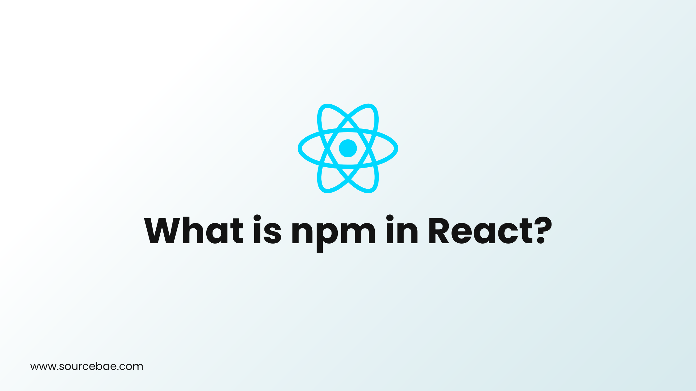 What is npm in React? SourceBae