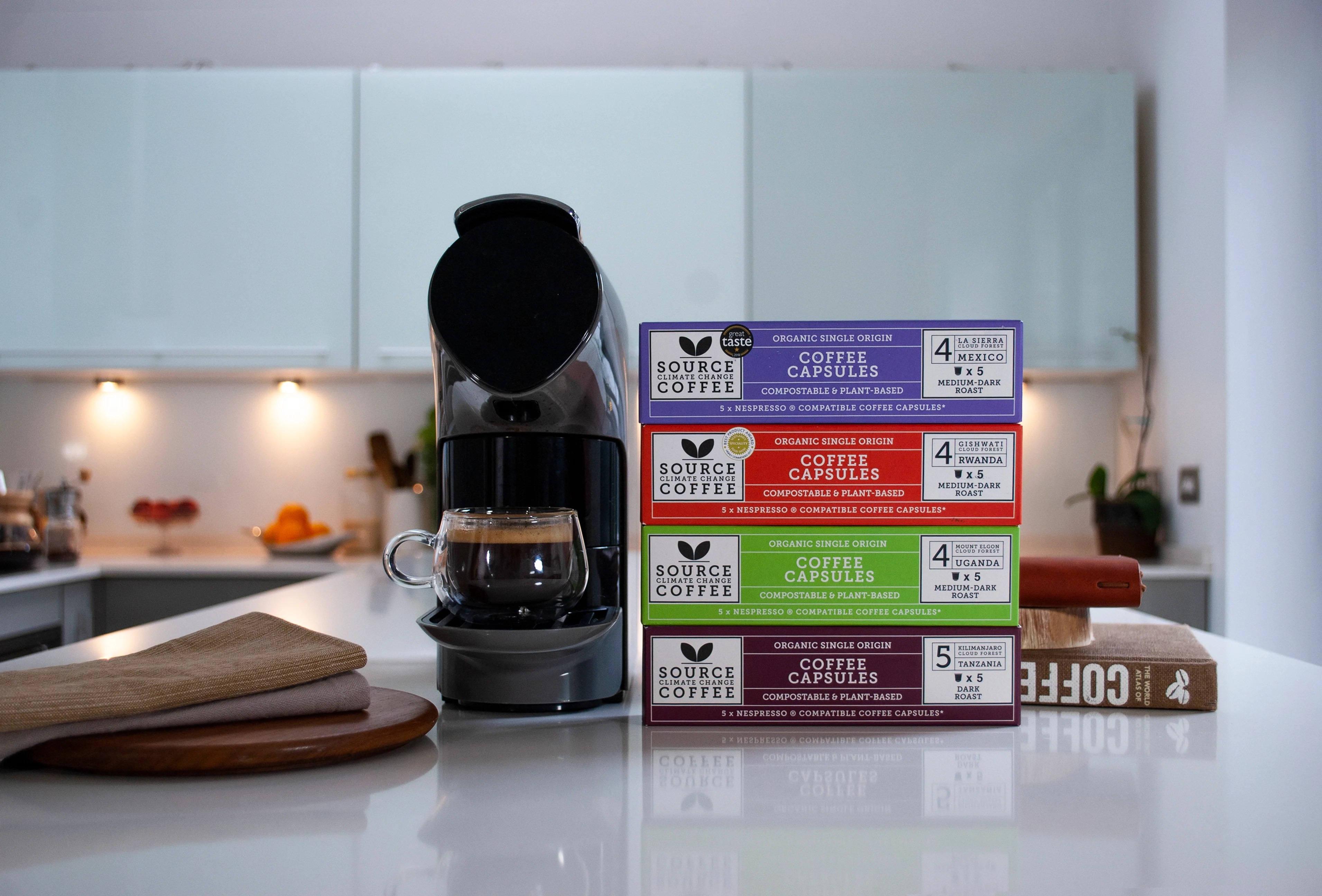 25 x Organic & Biodegradable Nespresso ® Capsules Taste Collection