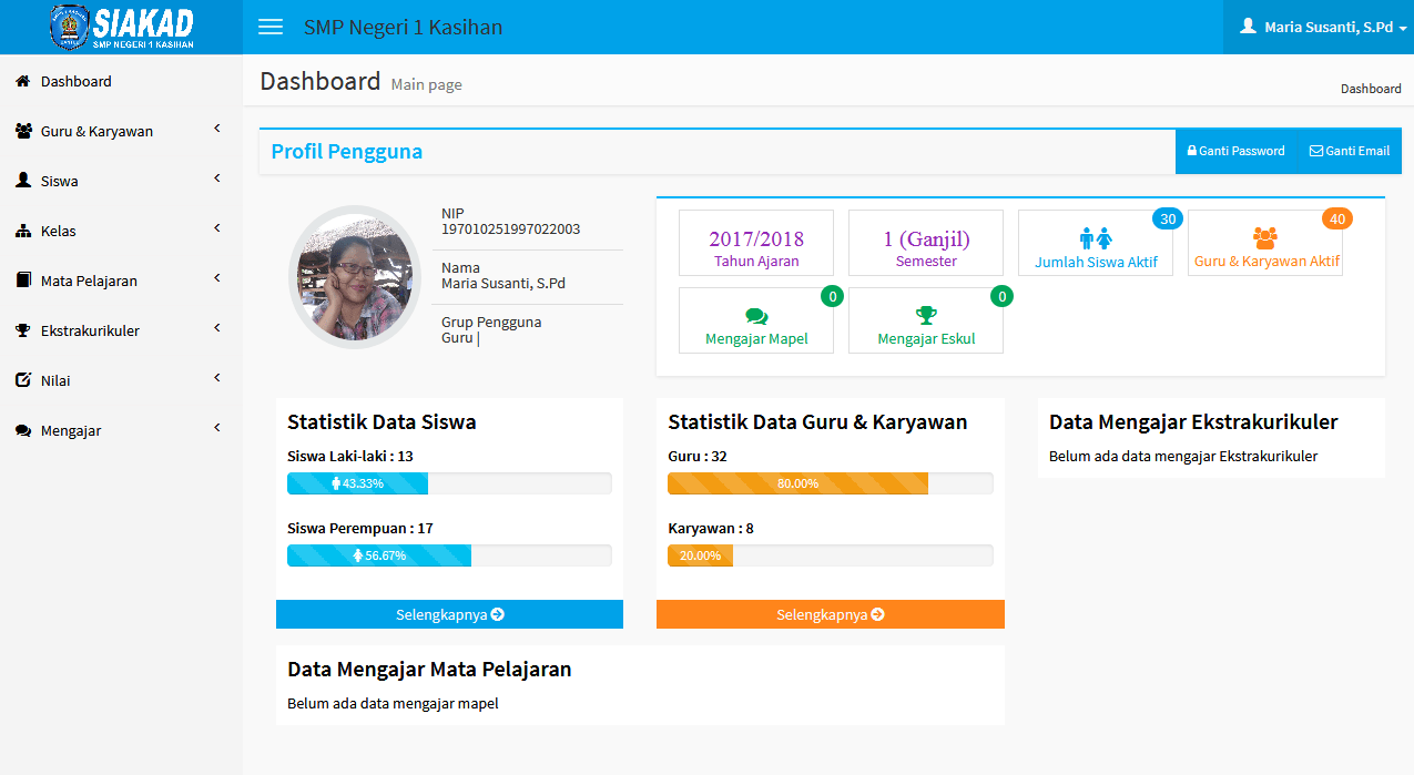 Source Code Aplikasi Siakad Berbasis Web
