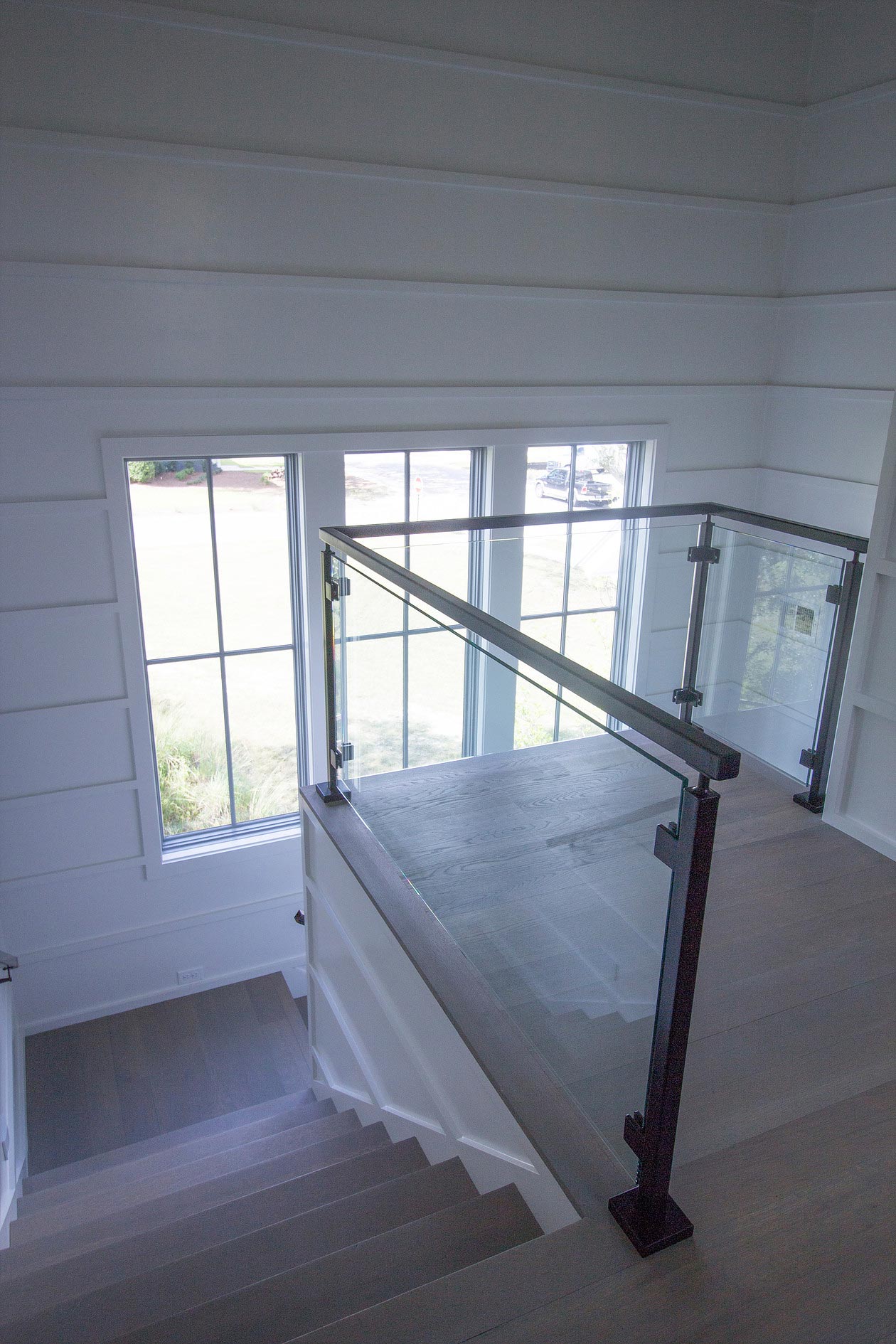 Custom Home Glass Panel Railing System Source Consulting