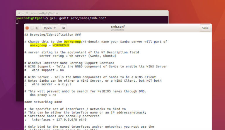 How To Install & Configure Samba In Ubuntu 16.04 Using Terminal