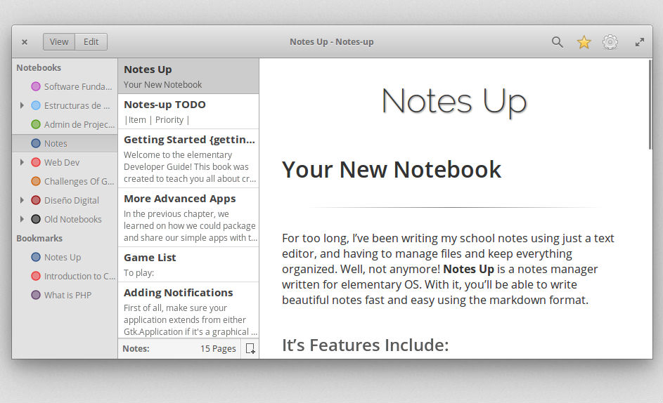 Install Notes Up Markdown Editor on Linux Ubuntu