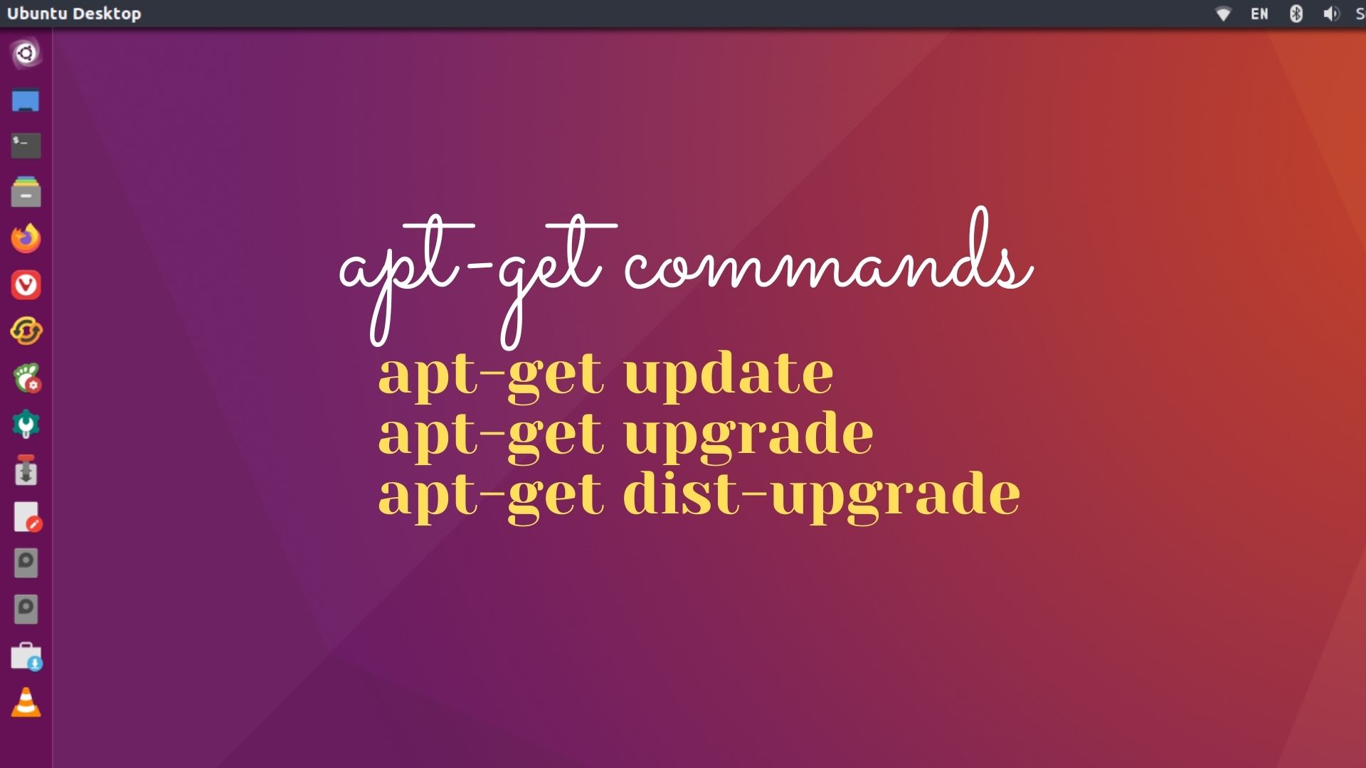 aptget update && aptget upgrade && aptget distupgrade