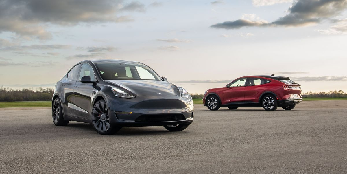 2021 Ford Mustang MachE vs. 2020 Tesla Model Y Photos sourceitright