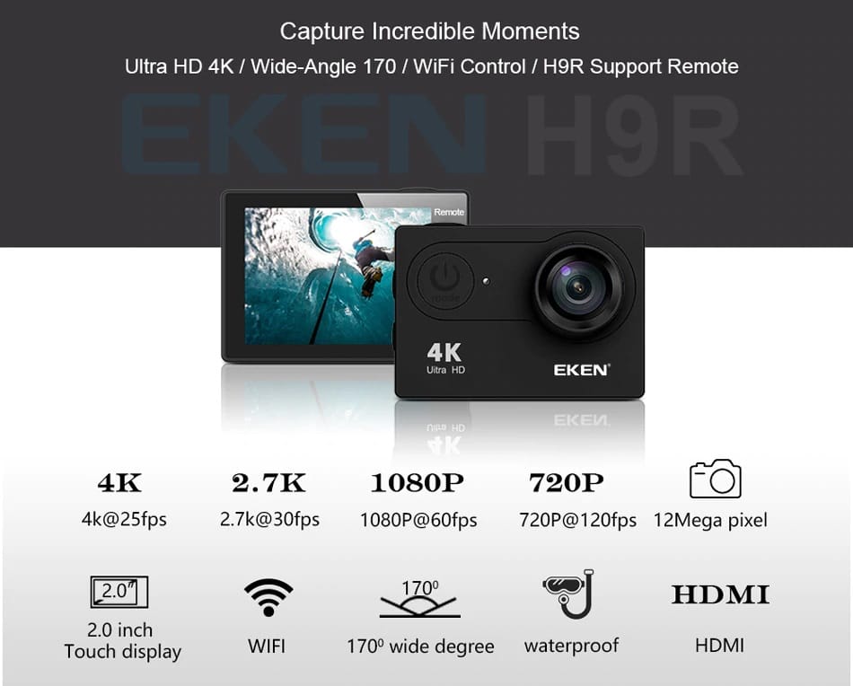 EKEN H9R Action Camera Price in Bangladesh