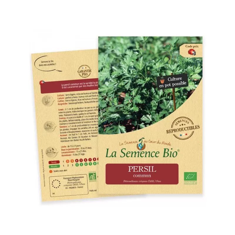 Graines Persil commun BIO La Semence Bio
