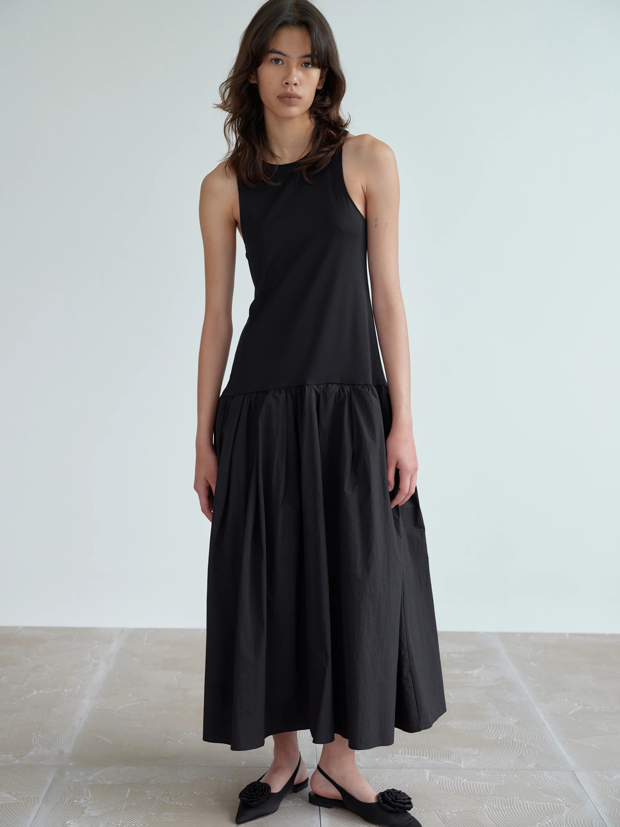 DropWaist Tank Dress, Black SourceUnknown