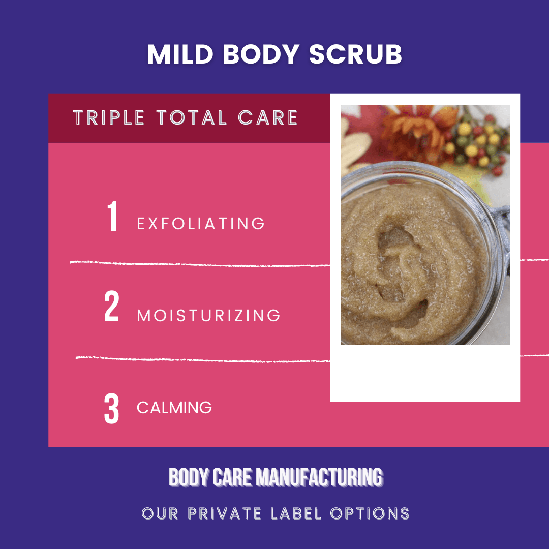 Body Care Manufacturing Mild Body Scrub SourcingLab