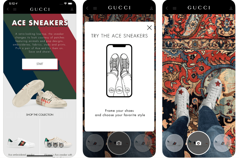Gucci Drops AR in iOS App Update Focused on Fitting Luxury Footwear