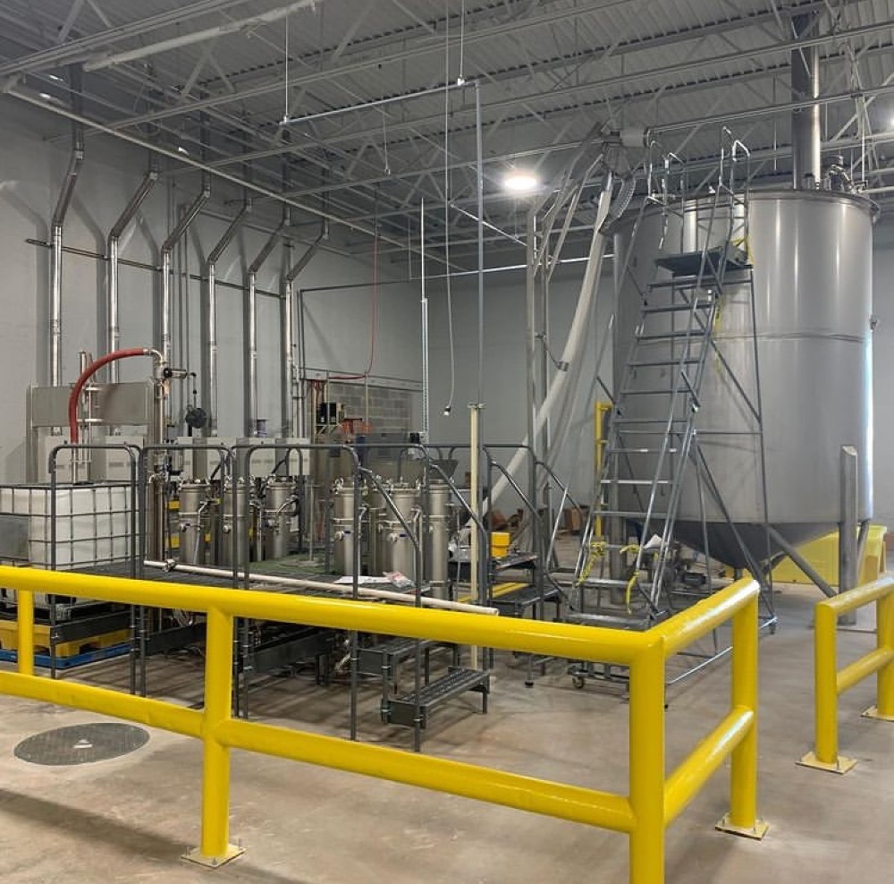 Leigh Fibers, Tidal Vision Bow Chitosan FabricCoating Production Site