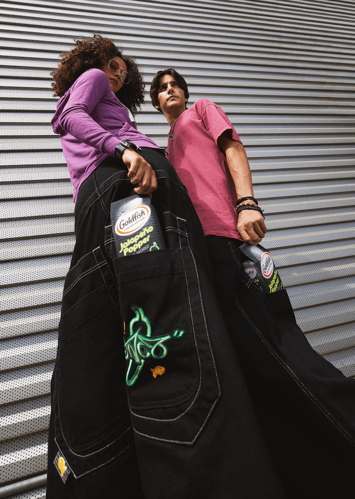 Jnco and Goldfish Team on Snack-Sized 