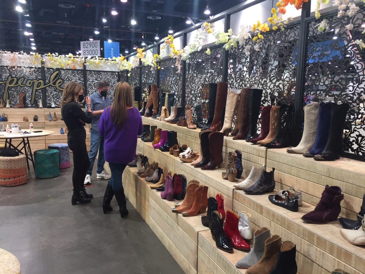 Project and Magic Las Vegas Deliver Metallic, Platform Footwear Trends