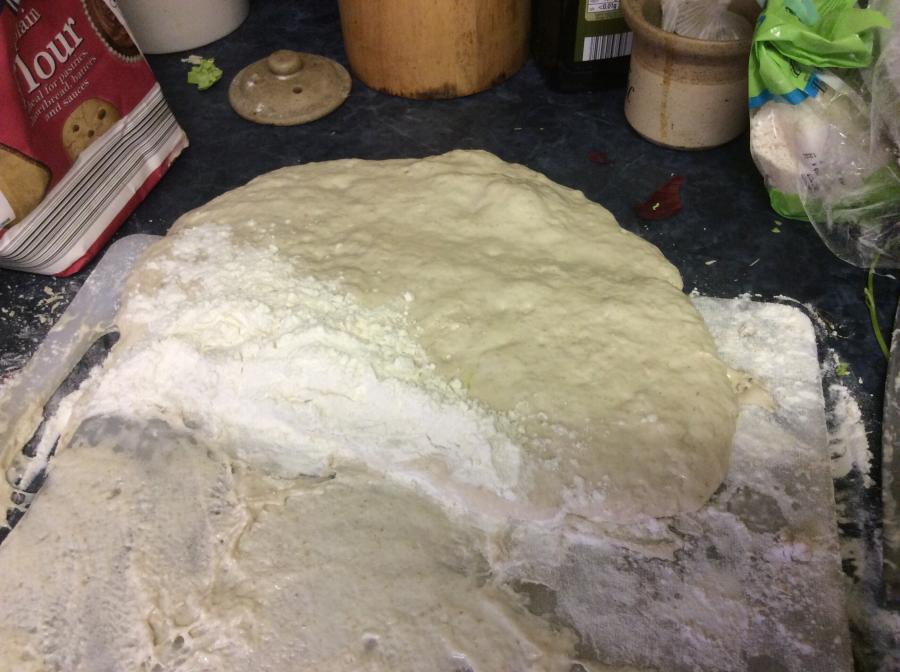 dough wet, sticky and slumps... Help? Sourdough