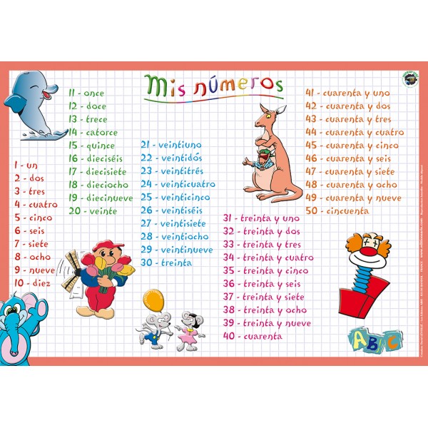 encubierta educativo con números LES EDITIONS ARIS