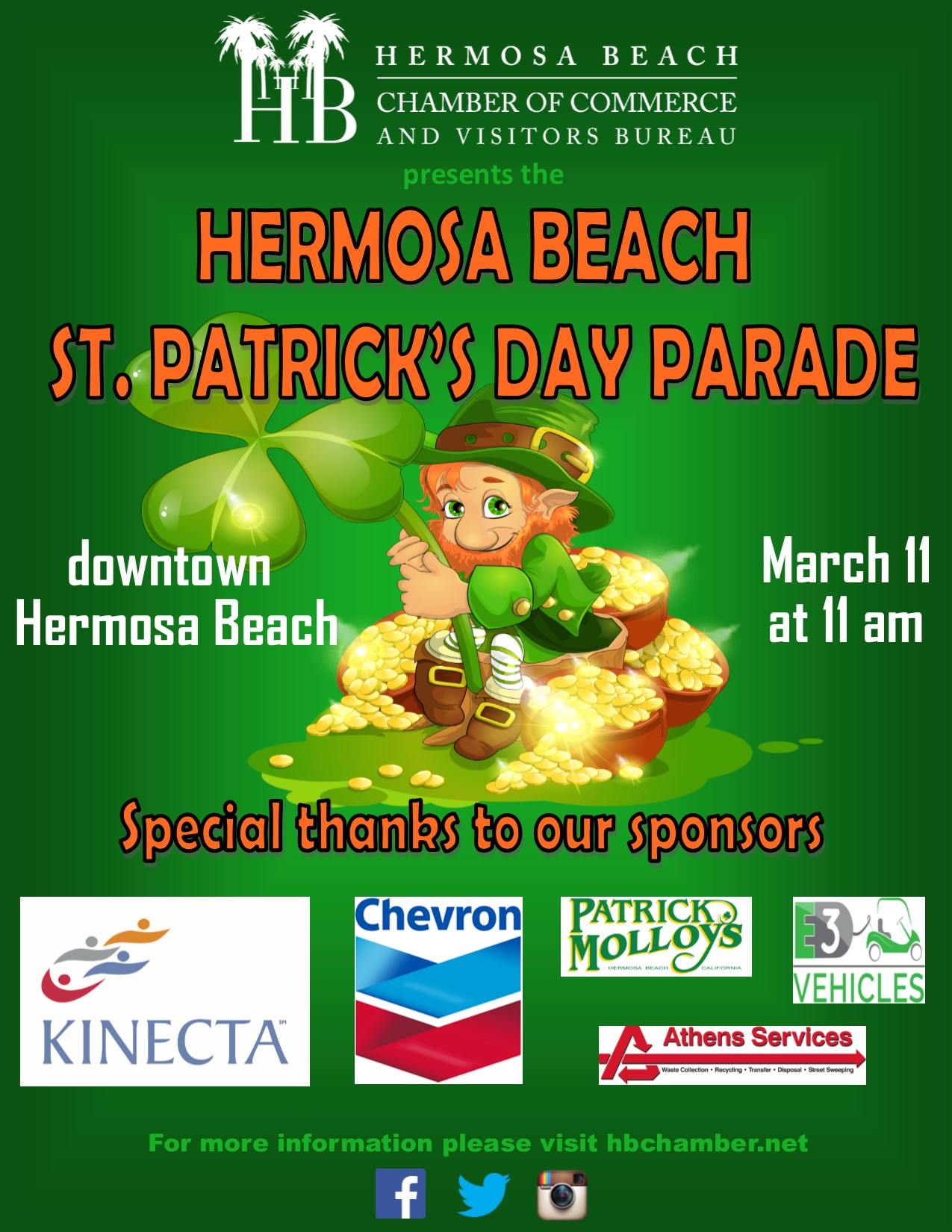 Hermosa Beach Saint Patrick’s Day Parade Southbay