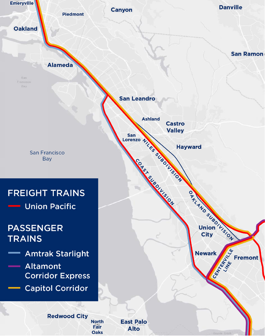 Amtrak Capitol Corridor Map Resources Capitol Corridor South Bay Connect