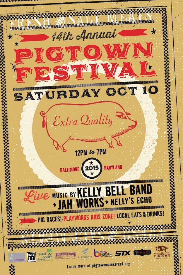 pigtown festival 2023 schedule 14th Annual Pigtown Festival on October 10th