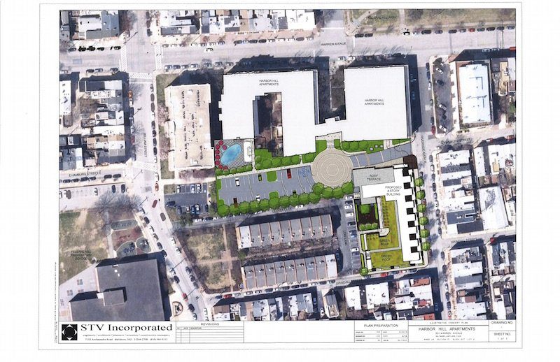 New Apartment Building Proposed at Harbor Hill Apartments in Federal Hill