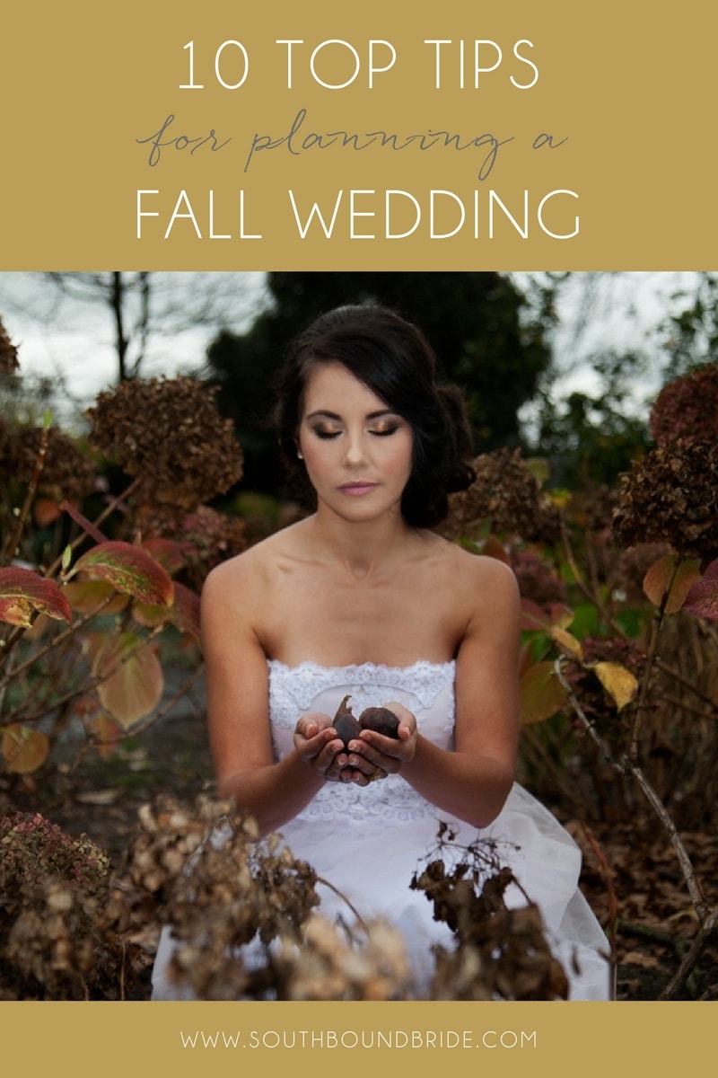 How to Plan a Fall Wedding SouthBound Bride