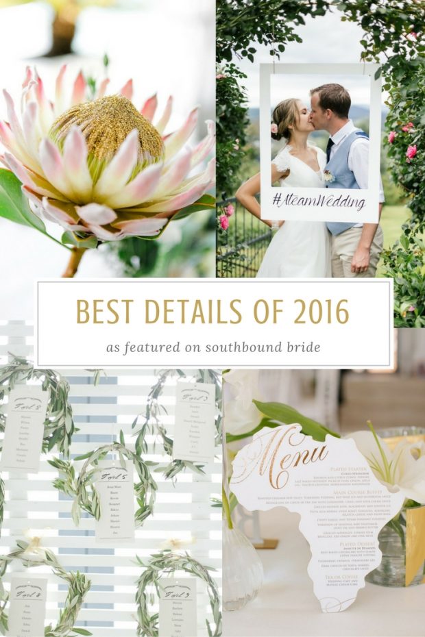 Best Wedding Details & Ideas of 2016 SouthBound Bride