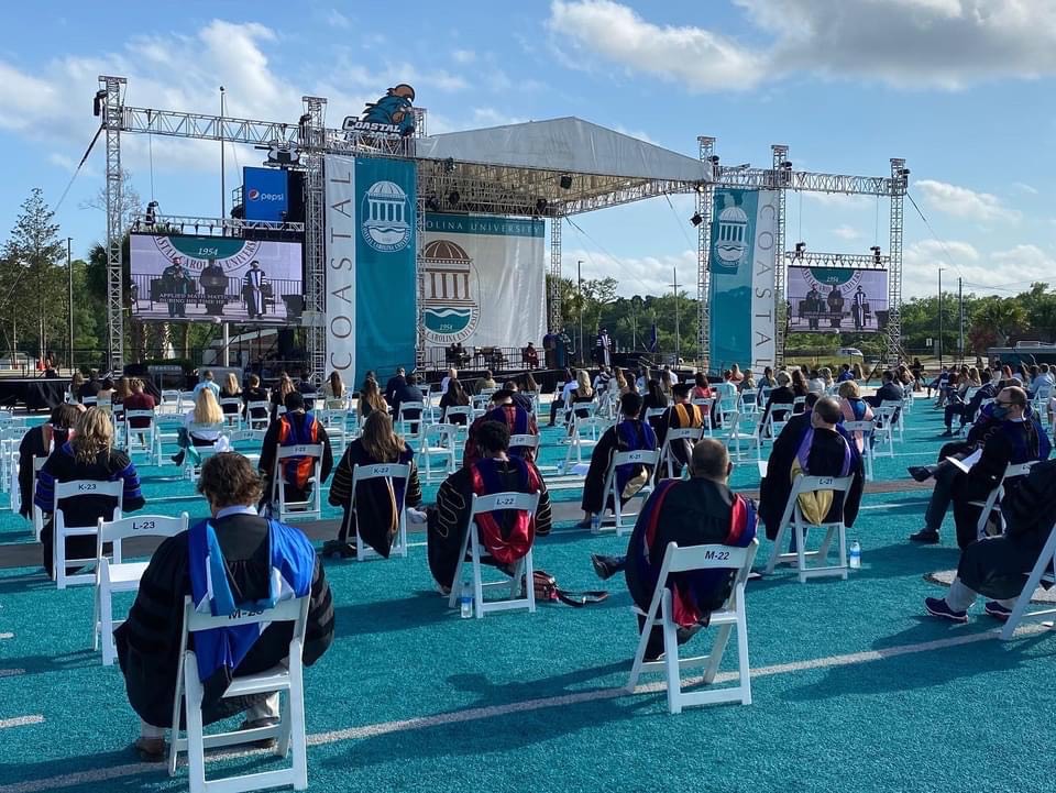 COASTAL CAROLINA UNIVERSITY 2021 GRADUATION CEREMONY Southeast Staging