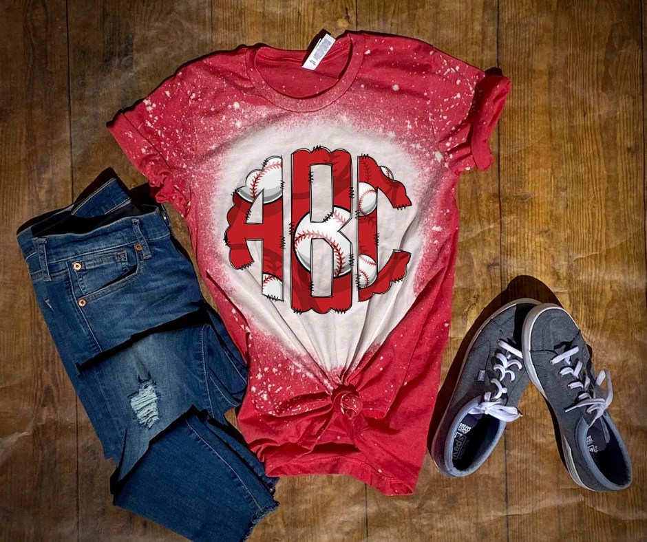 Baseball Monogram Southern Backroad Tees LLC