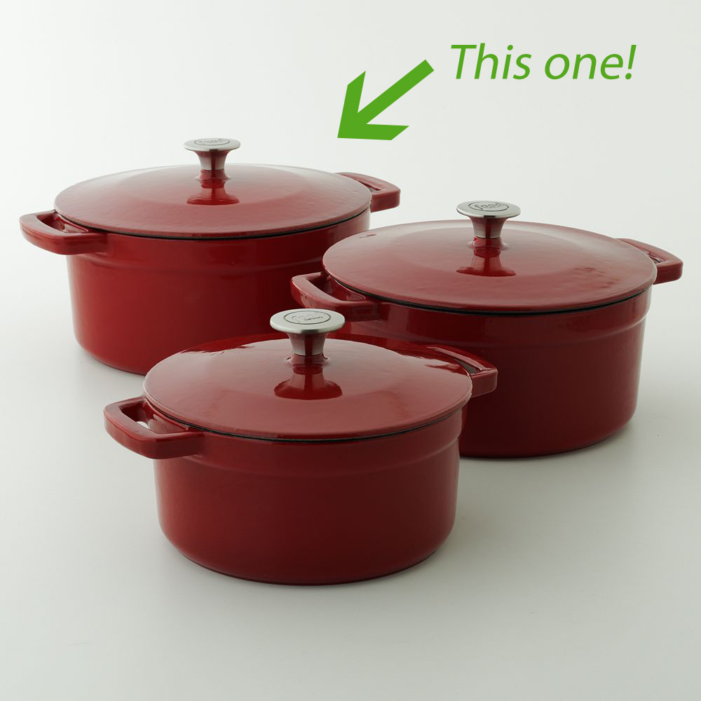 Holiday Giveaway Food Network 7 Quart Enamel Cast Iron Dutch Oven