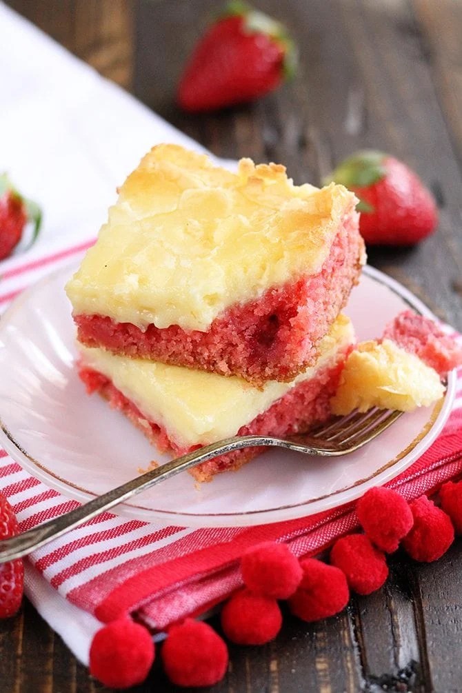 Strawberry Chess Bars Southern Bite