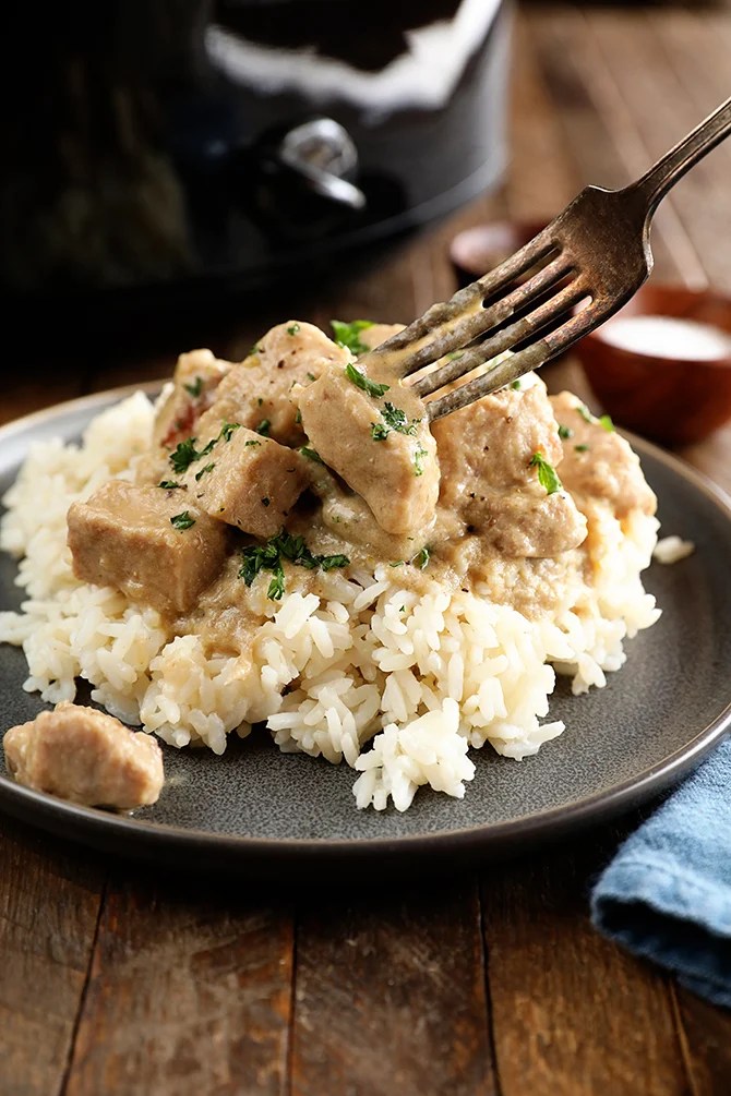 Slow Cooker Pork Tips Southern Bite