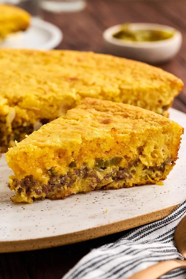 Mexican Cornbread With Ground Beef