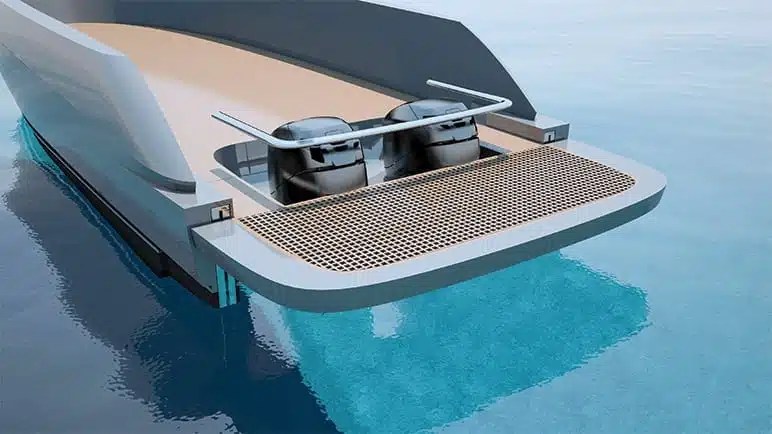 Opacmare's Adjustable Swim Platform - Southern Boating