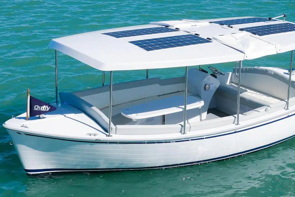 ULTRAYACHT launches first Duffy electric boat with solar charging