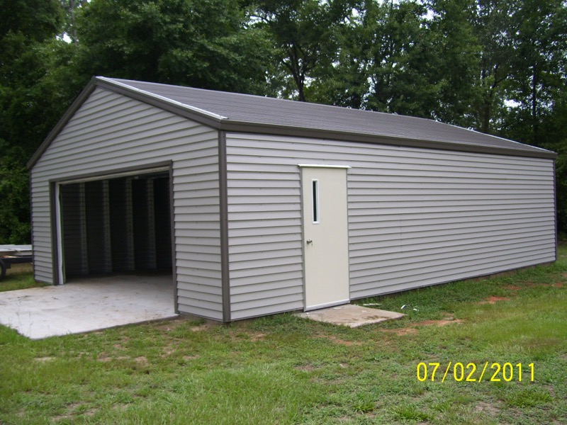 Steel Frame Garages Southern Building Structures Mobile Alabama and Baldwin County Alabama