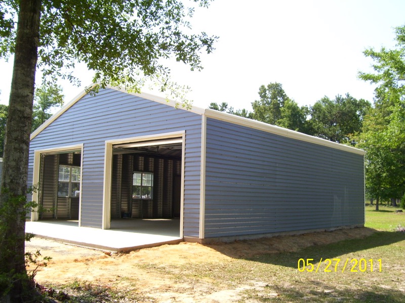 Steel Frame Garages Southern Building Structures Mobile Alabama and