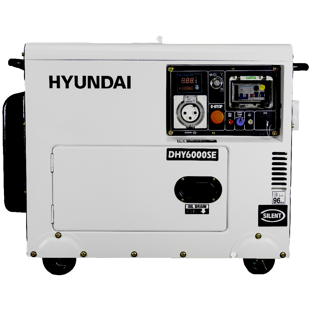 Hyundai Generator 6.5kVA DHY6000SE Southern Cross Industrial Group
