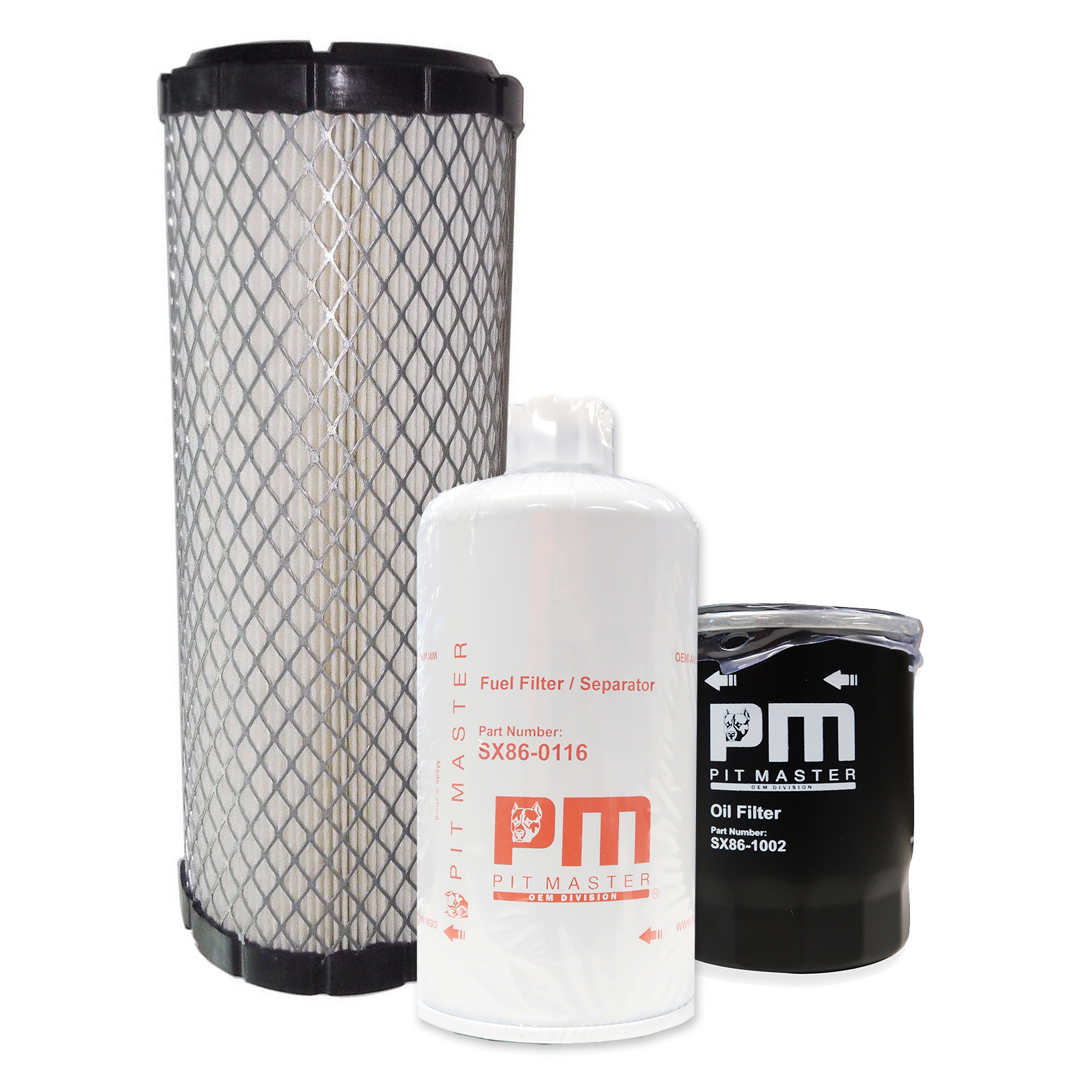 Pit Master Service Filter Kit Kubota Z482 Southern Cross Industrial