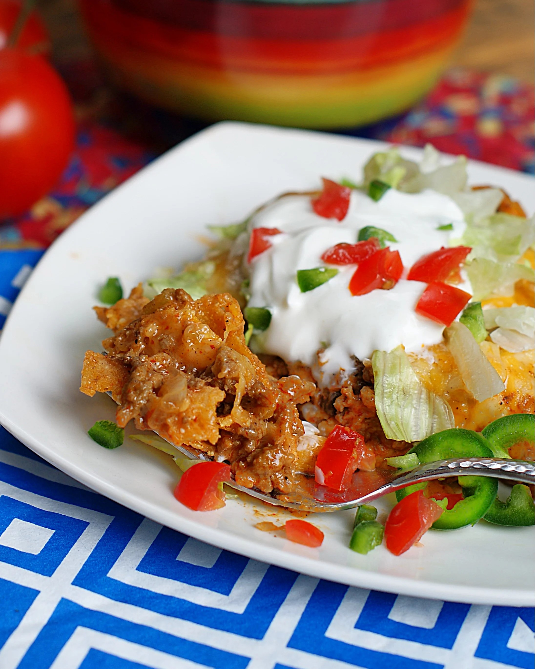 Layered Beef Enchiladas southern discourse