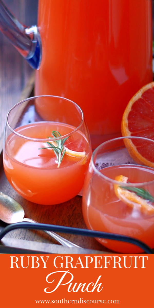 Ruby Grapefruit Punch Southern Discourse