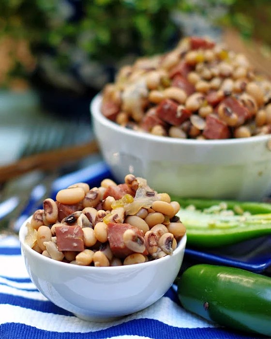 Southern Slow Cooker Black Eyed Peas & Ham Southern Discourse